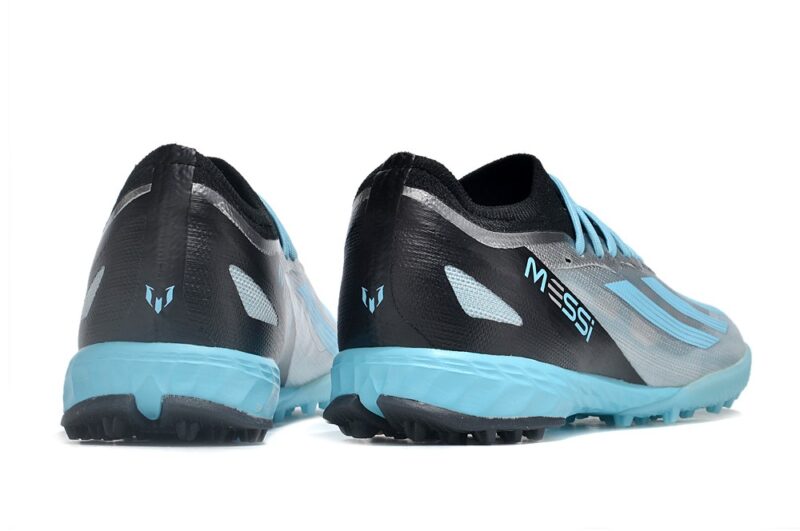 Adidas X Crazy-fast Messi.1 Turf Infinito - Silver Metallic/Blue/Black - Image 4