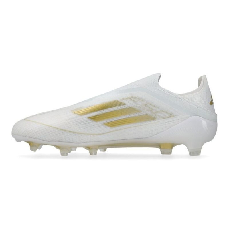 F50 Adidas Elite Lace-less FG (Day Spark - Footwear White/Gold Metallic/Footwear White) - Image 2