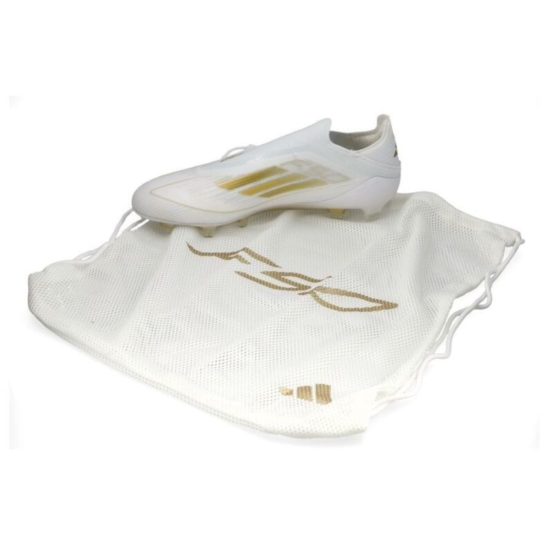 F50 Adidas Elite Lace-less FG (Day Spark - Footwear White/Gold Metallic/Footwear White) - Image 3