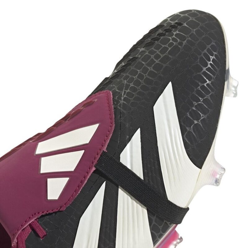 Adidas Predator 30 Elite Tongue FG - Core Black/White - Image 6