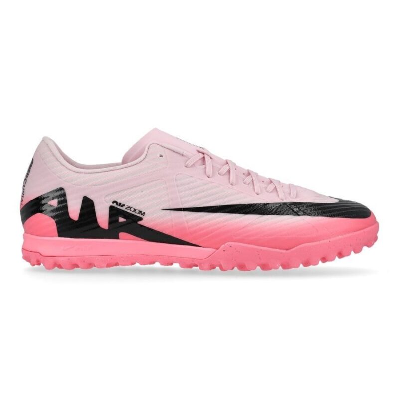 NIKE AIR ZOOM MERCURIAL VAPOR 15 ACADEMY TF MAD BRILLIANCE - PINK FOAM/BLACK - Image 2