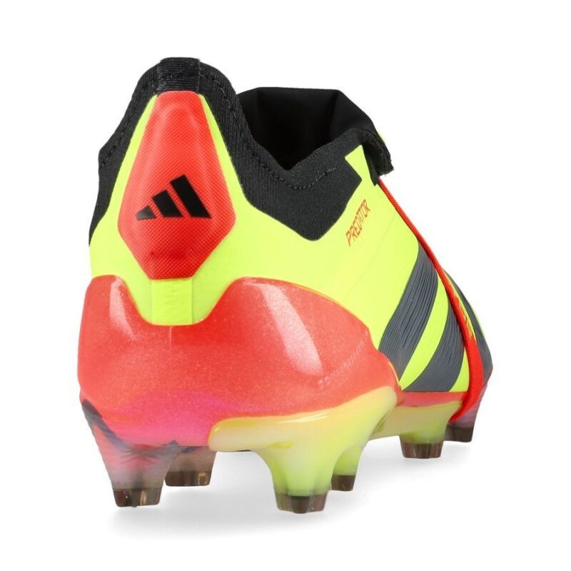 Predator Adidas Elite Fold-over Tongue FG Energy Citrus - Solar Yellow/Core Black/Solar Red - Image 5